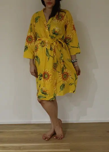 Sunflower Maternity Hospital Gown Silkandmore