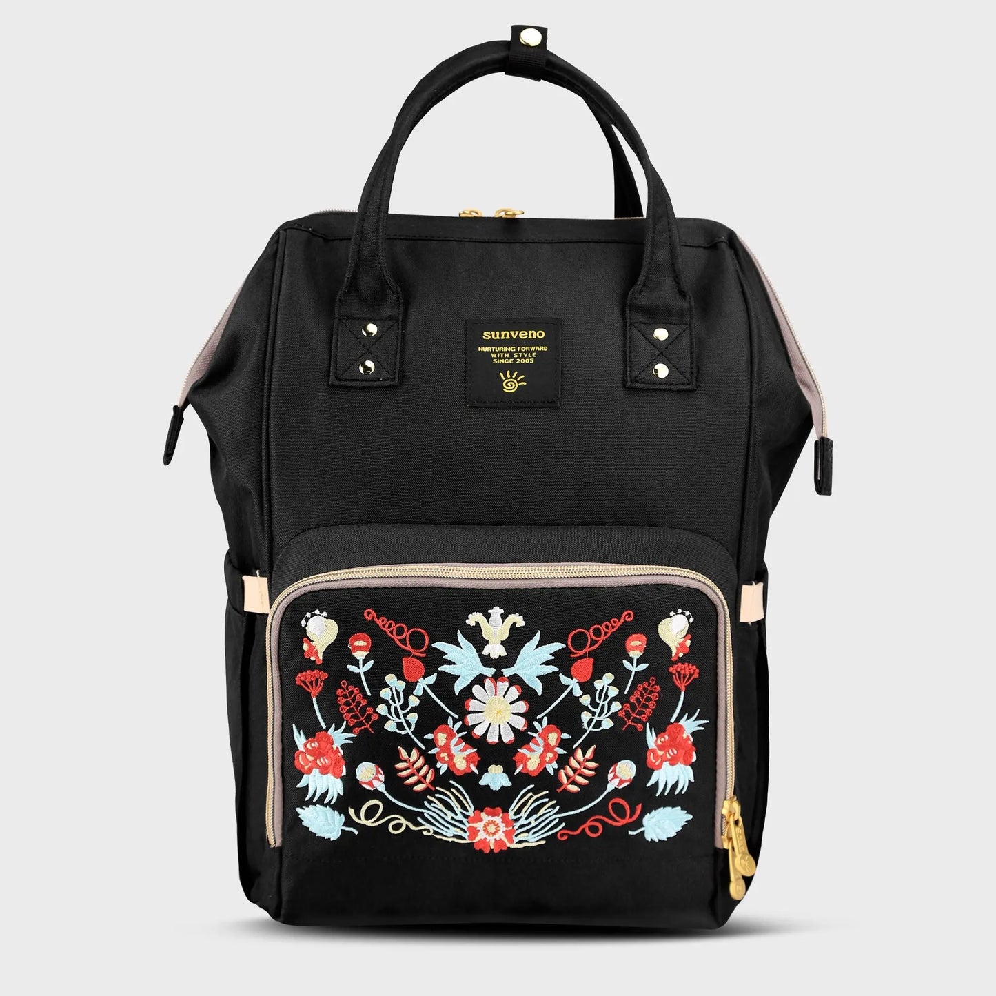 Classic Embroidered Diaper Backpack SUNVENO