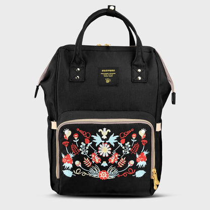 Classic Embroidered Diaper Backpack SUNVENO