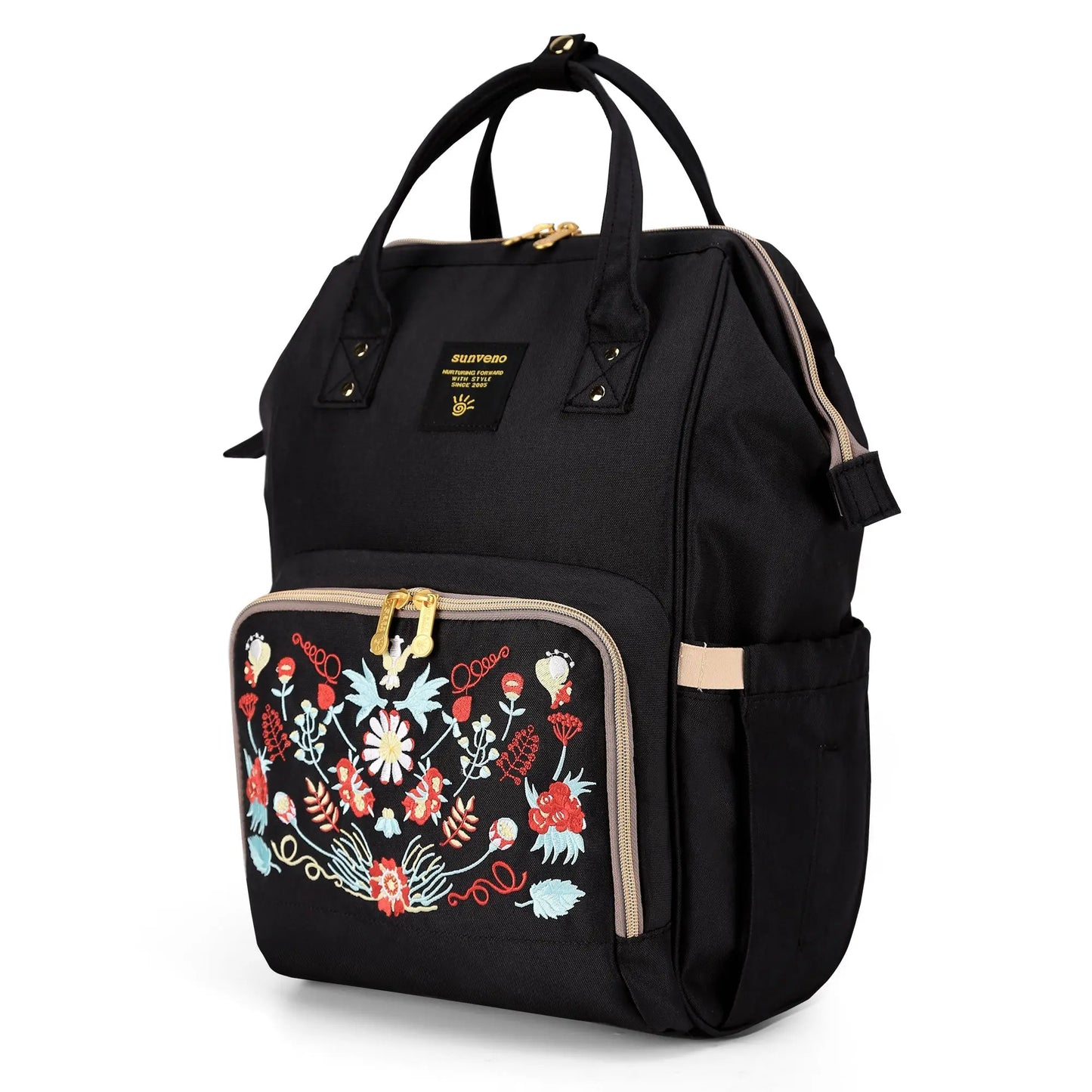 Classic Embroidered Diaper Backpack SUNVENO