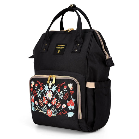 Classic Embroidered Diaper Backpack SUNVENO