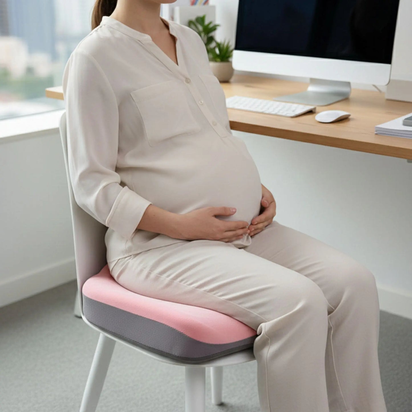 Maternity Seat Cushion – Orthopedic Support for Pregnancy & Office Comfort SUNVENO