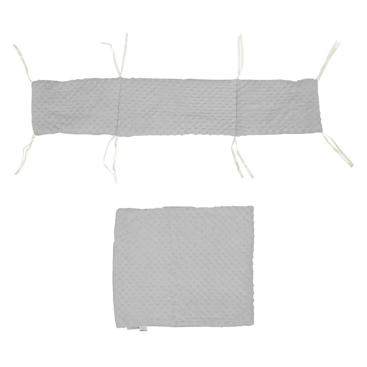 2pc Dimple Crib/Cradle Quilt & Bumper Bedding Set For Your Little One