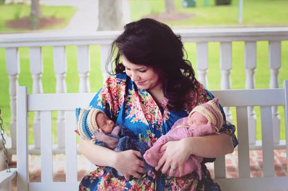 Baby Mommy Matching Kaftan Robes Silkandmore