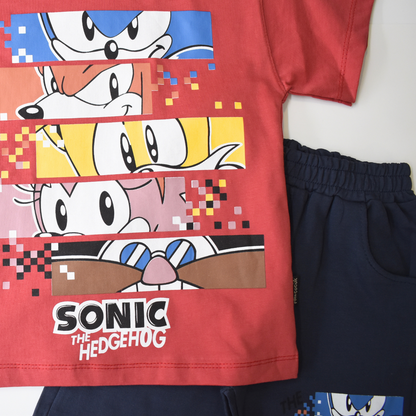 Sonic Speed Boys Short Set