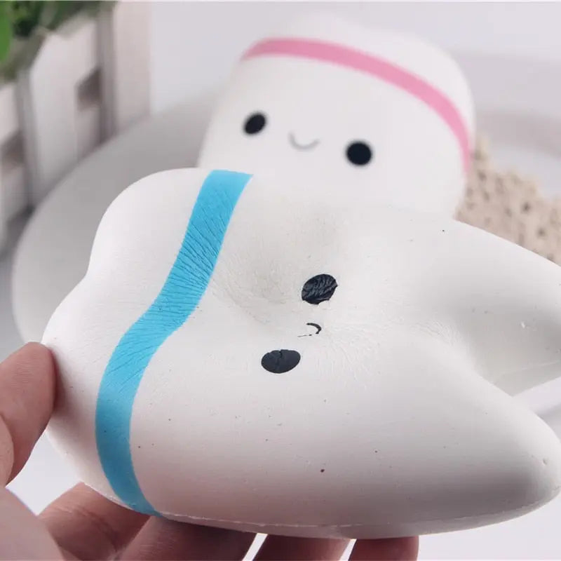 Tooth Shaped Slow Rising Squeeze Toy kids clothes rock