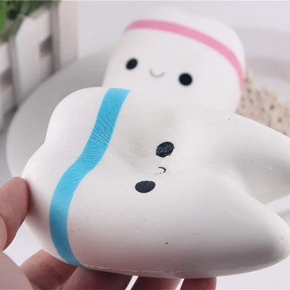 Tooth Shaped Slow Rising Squeeze Toy kids clothes rock