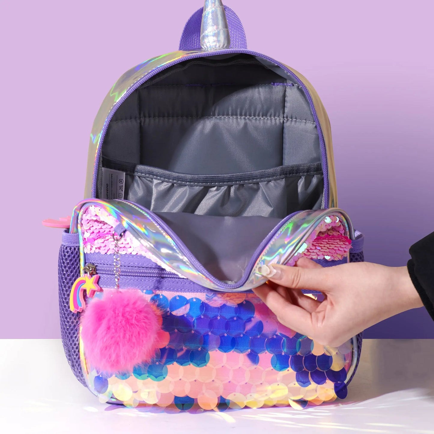 Unicorn Sequin Backpack SUNVENO