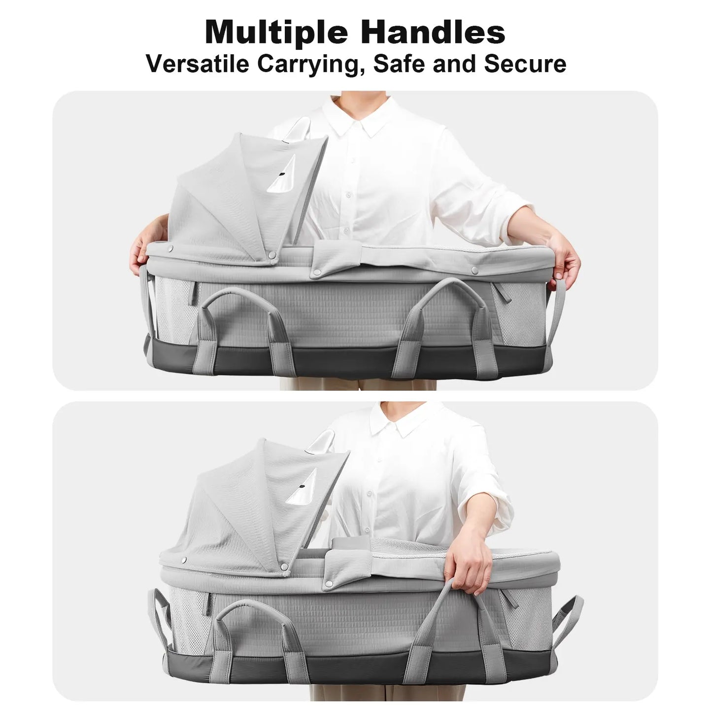 Portable Baby Bassinet SUNVENO