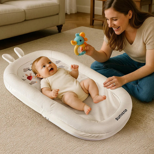 Baby Lounger for Newborns (0–12 Months) SUNVENO