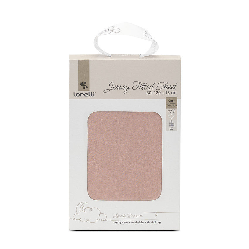 Lorelli gumis lepedő 60x120x15 - Pink