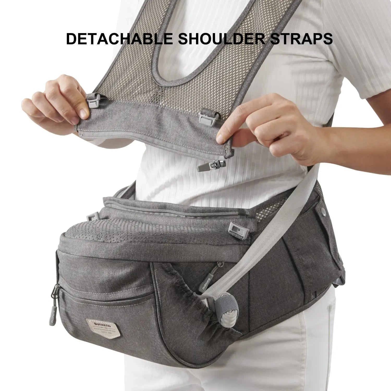 Two Shoulder Straps Baby Hipseat SUNVENO