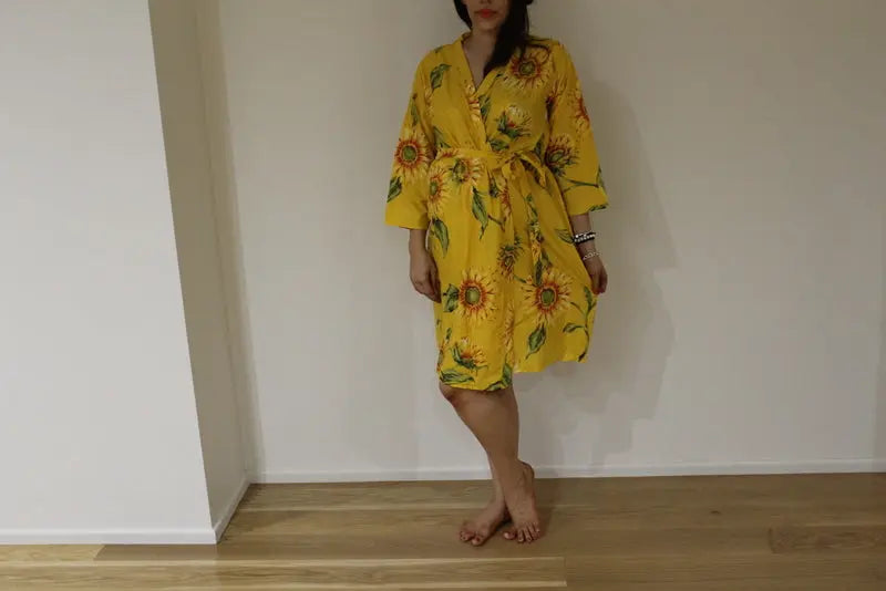 Sunflower Maternity Hospital Gown Silkandmore