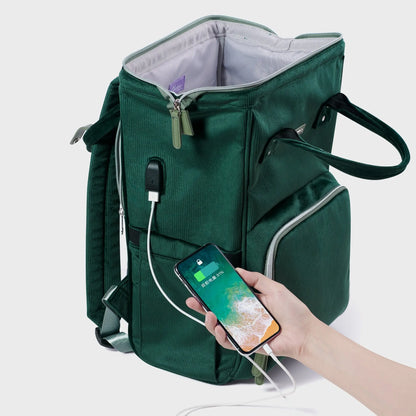 Corduroy Diaper Backpack SUNVENO
