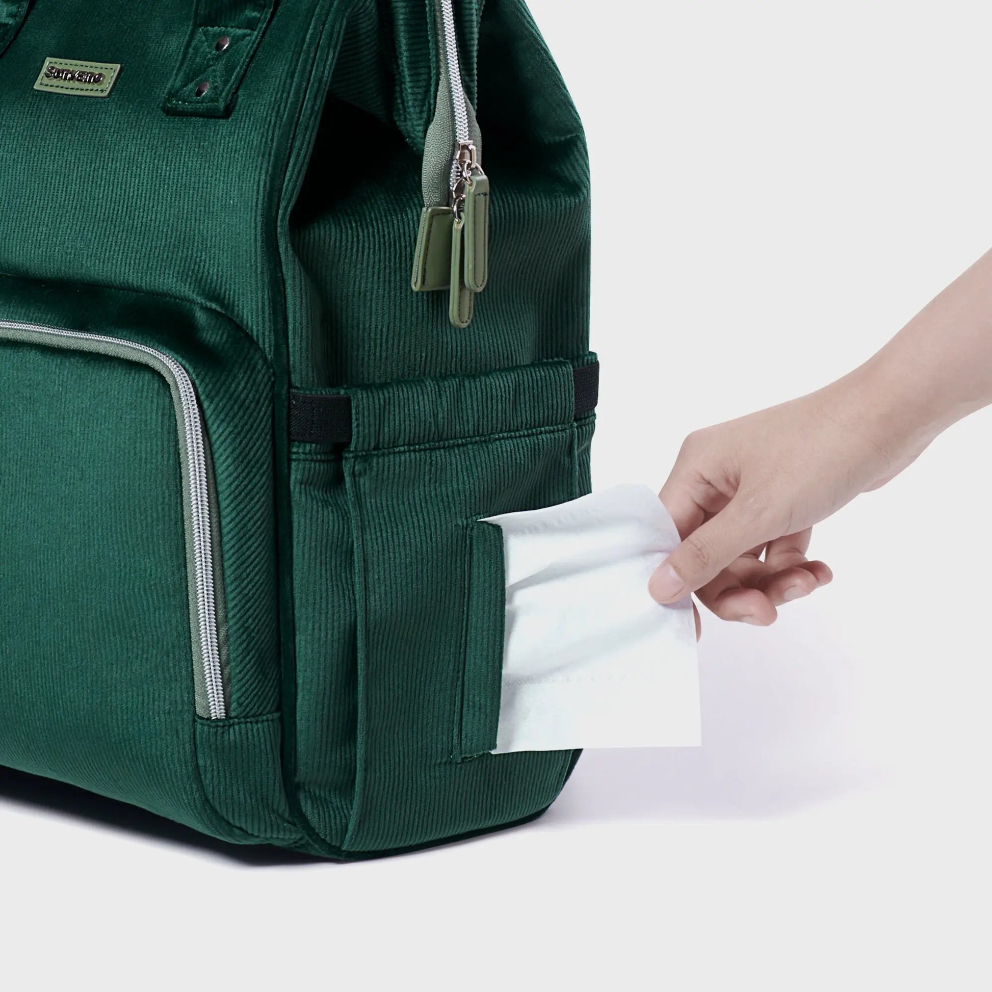 Corduroy Diaper Backpack SUNVENO