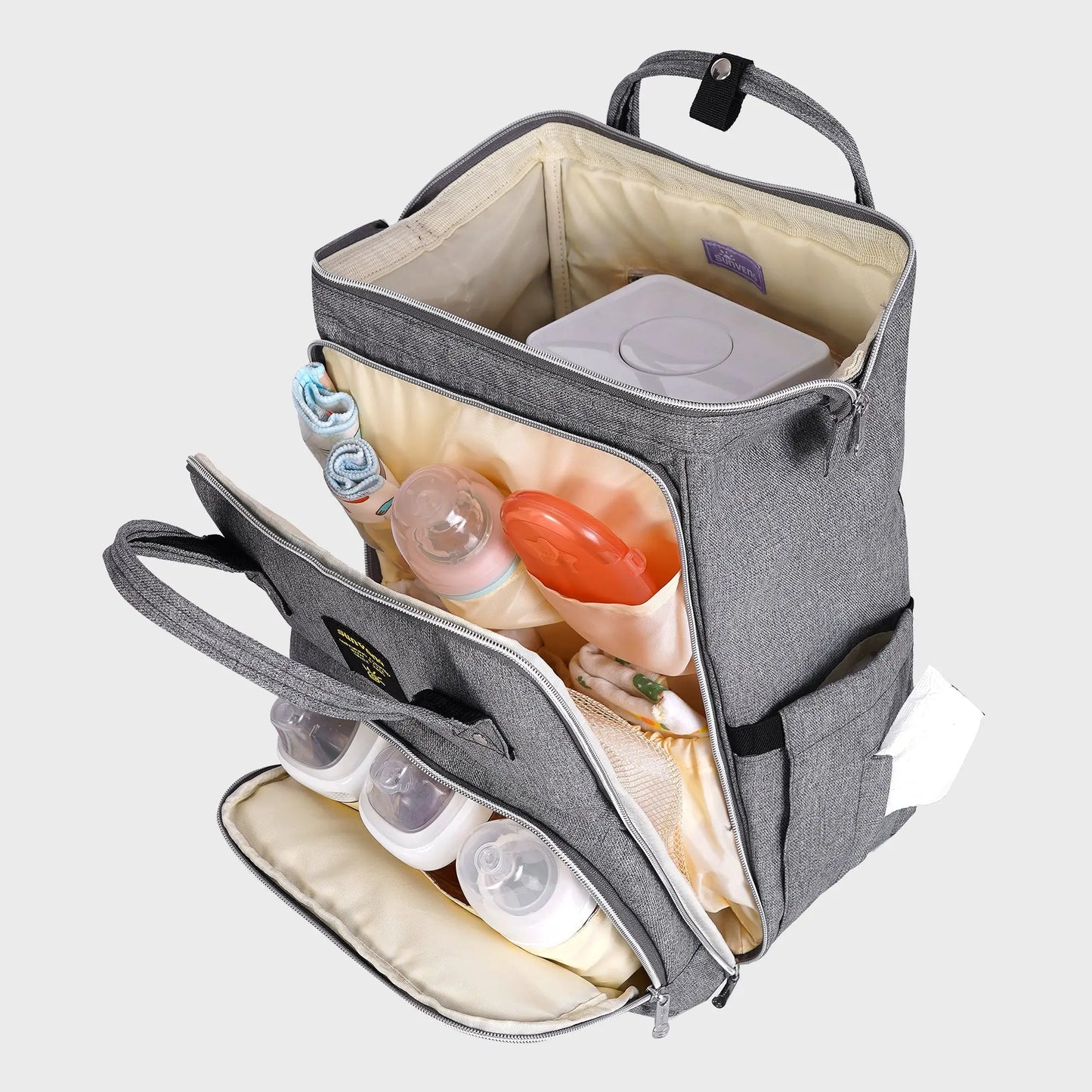 Open-Wide Diaper Backpack SUNVENO