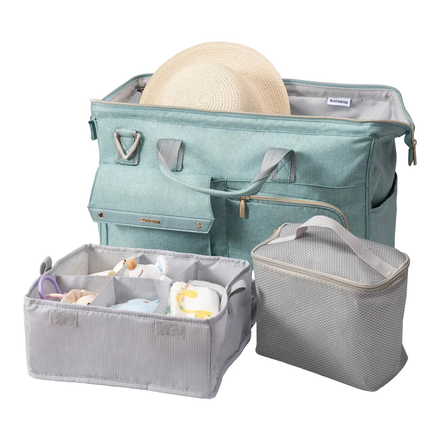 3 in 1 Diaper Travel Tote Bag SUNVENO