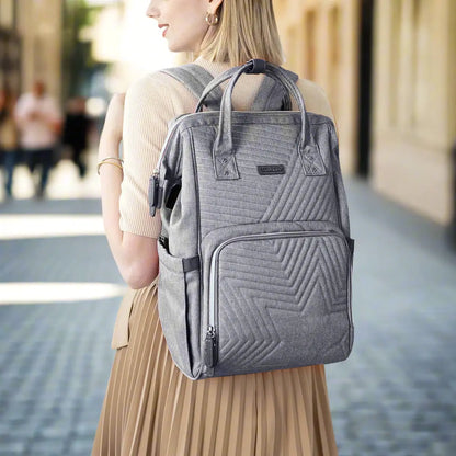 Quilted Diaper Bag Backpack SUNVENO