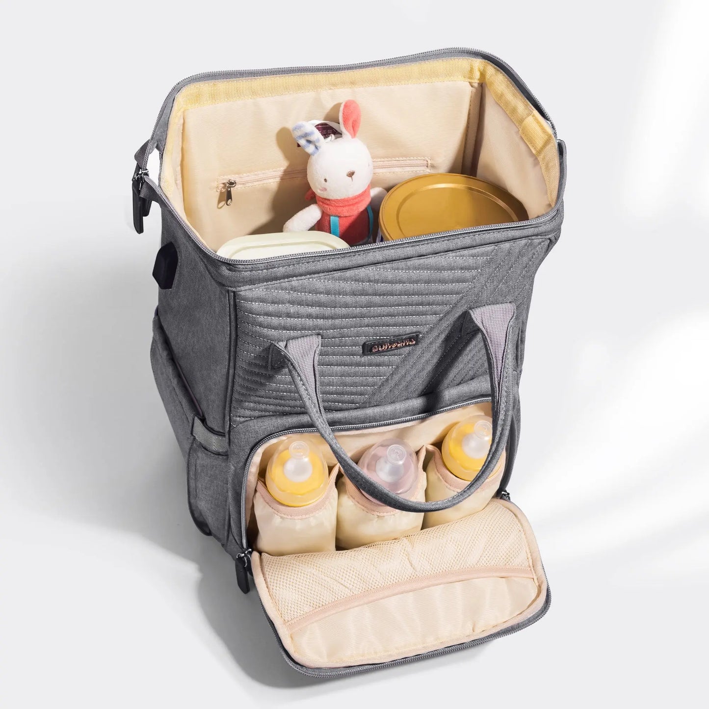 Quilted Diaper Bag Backpack SUNVENO