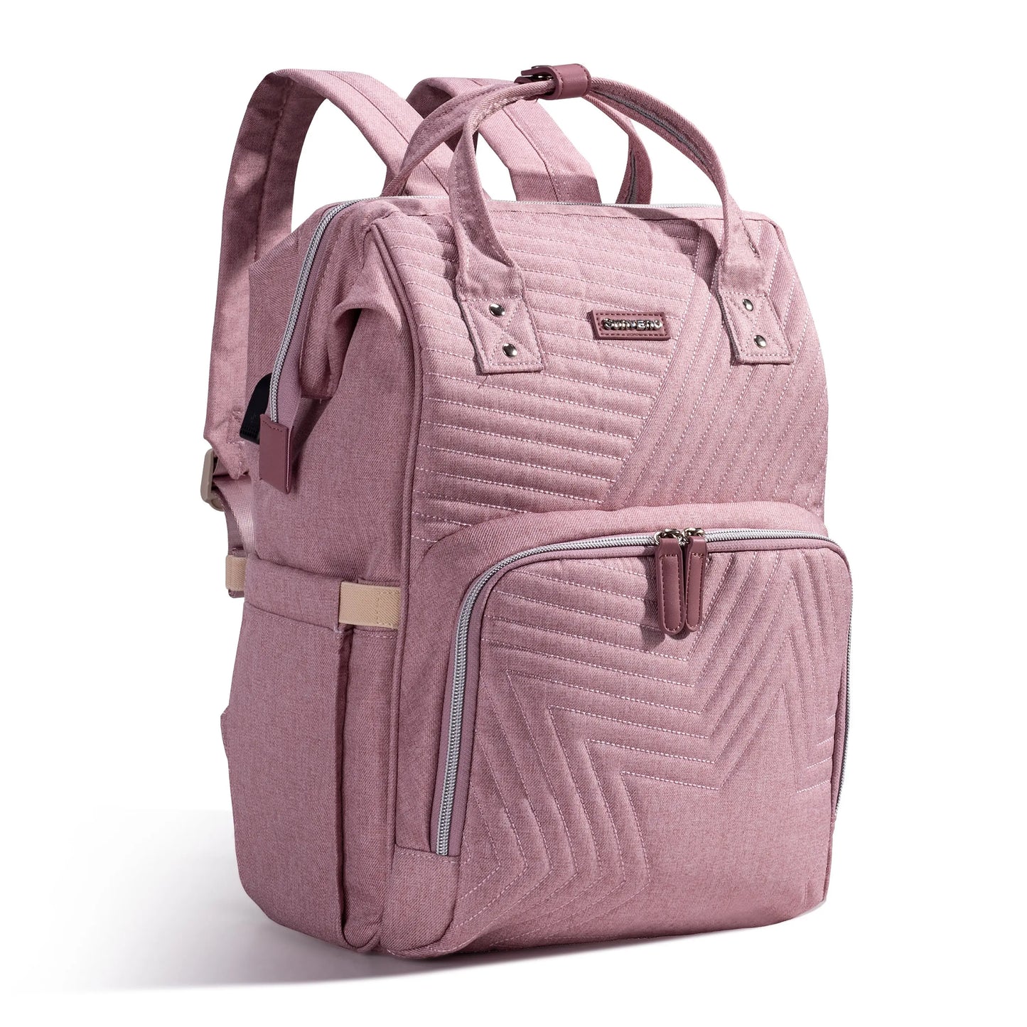 Quilted Diaper Bag Backpack SUNVENO