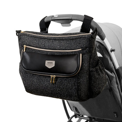 Tweed Luxe Stroller Organizer SUNVENO