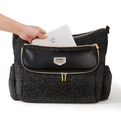 Tweed Luxe Stroller Organizer SUNVENO