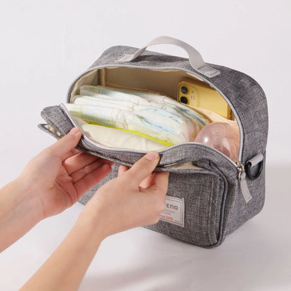 Diaper Clutch Bag with Wipe Dispenser SUNVENO