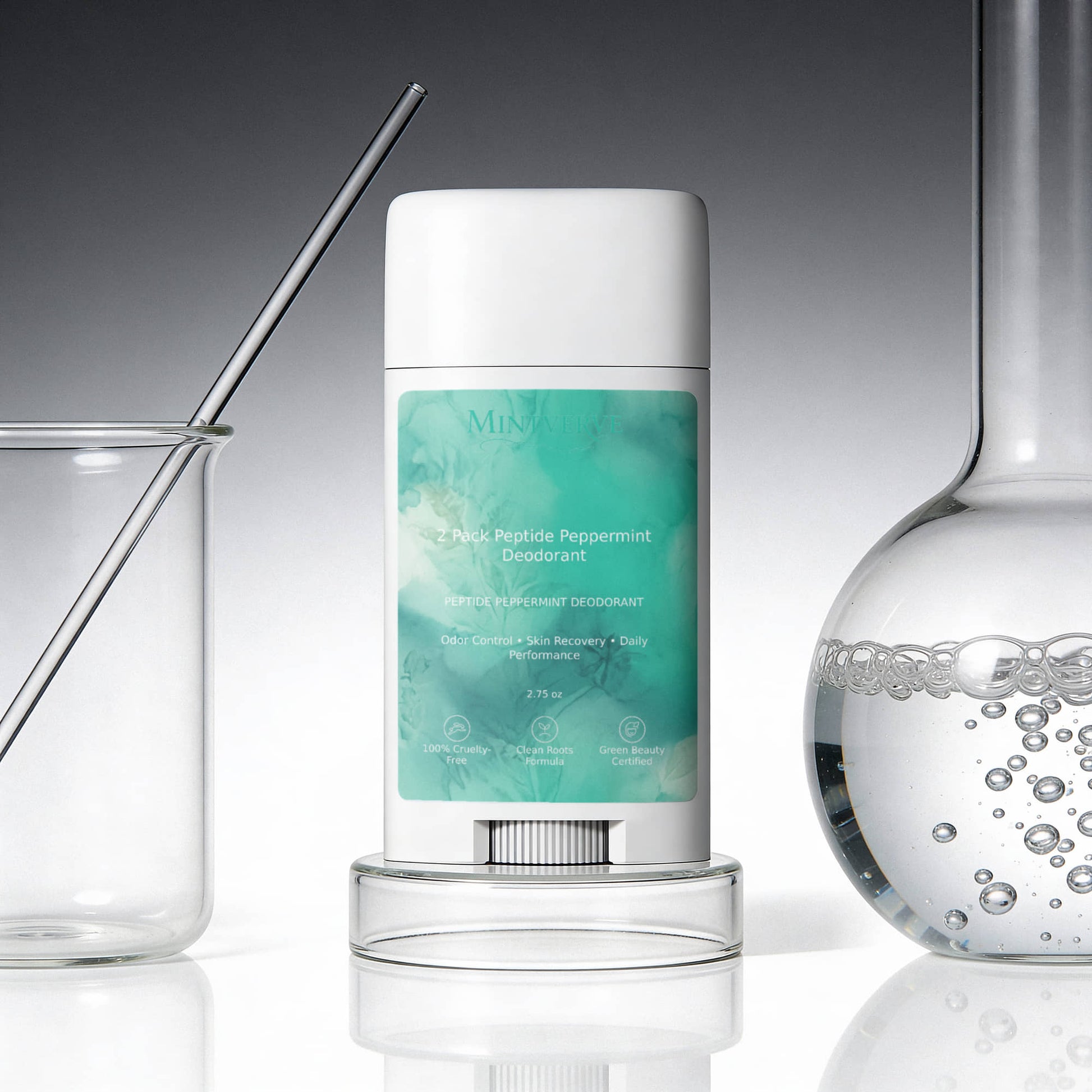 2 Pack Peptide Peppermint Deodorant BeautyBoss