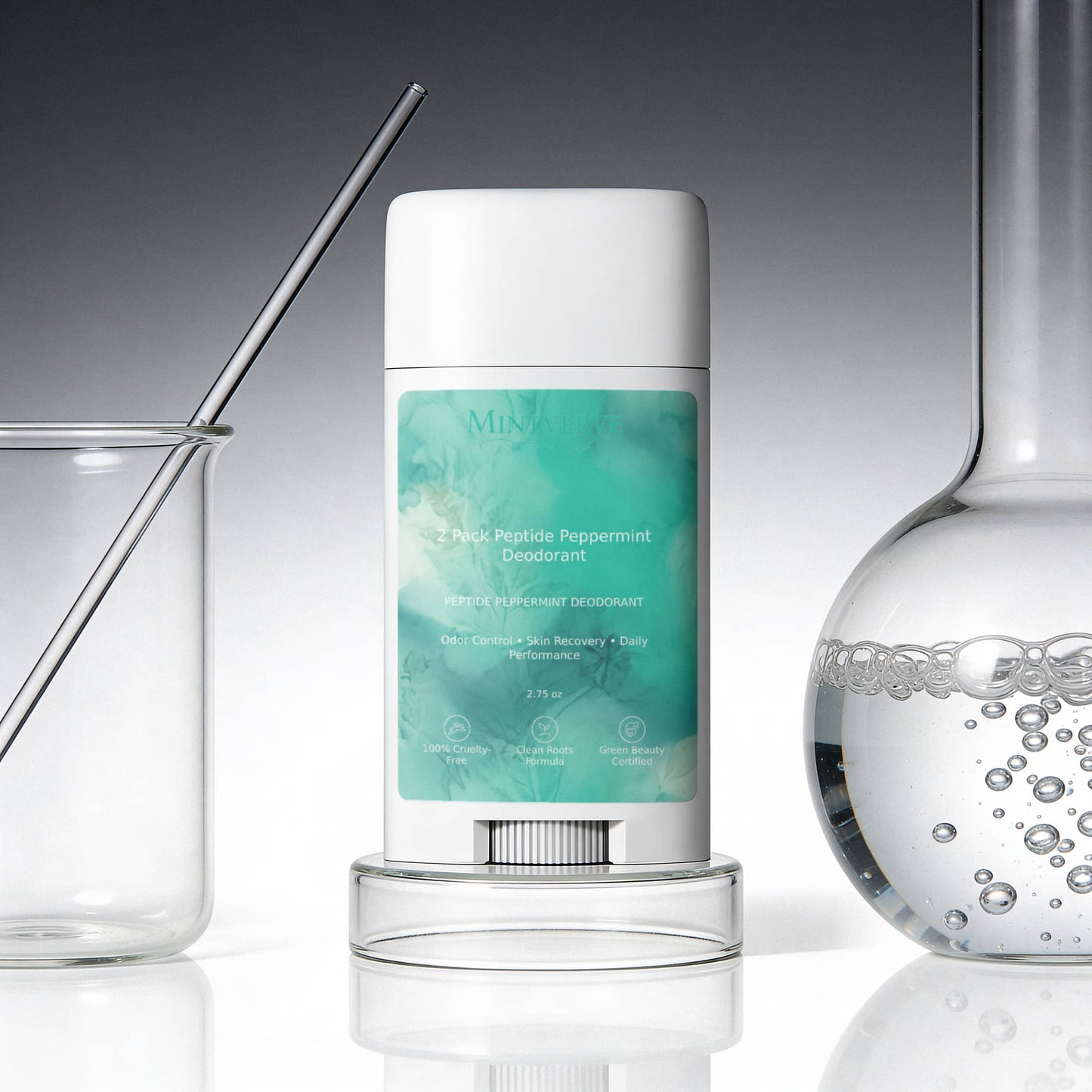 2 Pack Peptide Peppermint Deodorant BeautyBoss