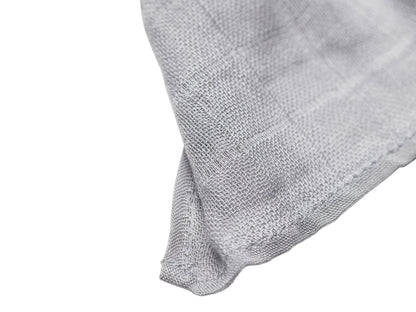 Muslin Squares Grey / White LES ENFANTS